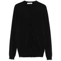 Cardigane Goes Botanical Long Sleeves Merinos Extrafine Super 140`S Cardigan Clothing Femei