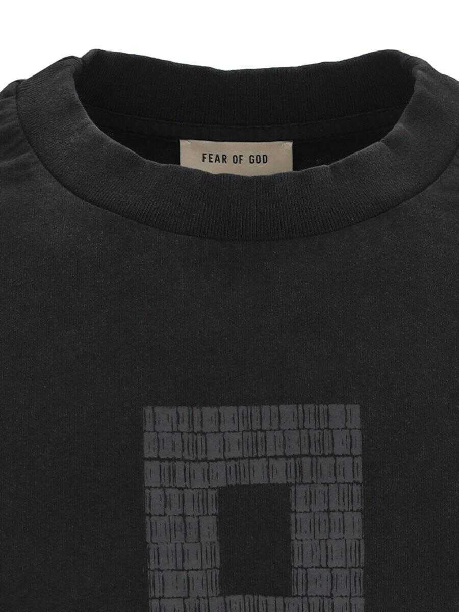 Topuri FEAR OF GOD Fear Of God T-Shirts And Polos Black Barbati (BM 16216629) 5