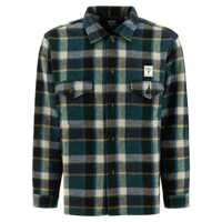 Camasi South2 West8 "Smokey" Melton Wool Shirt Barbati