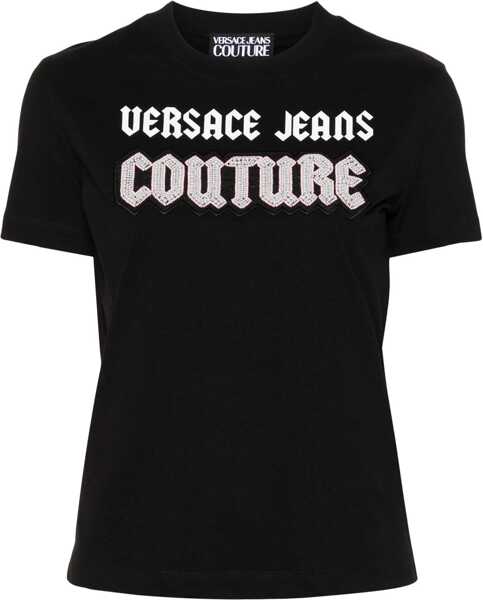 Tricouri Versace Jeans Couture T-Shirt With Logo BLACK Femei (BM 16220814) 1