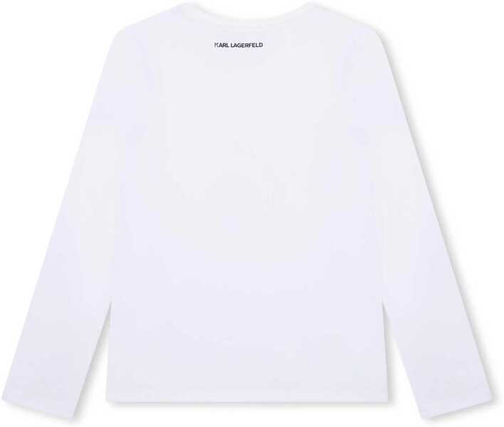 Tricouri Karl Lagerfeld Tee Shirt M/L WHITE Fete (BM 16220982) 2