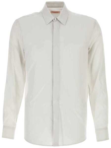 Camasi Valentino Garavani Cotton Poplin Shirt WHITE Barbati (BM 16223259) 1