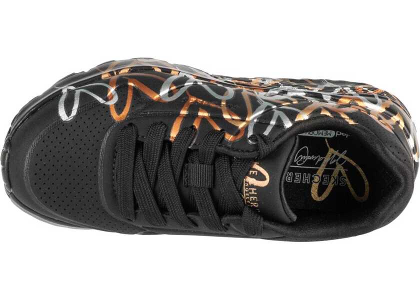 Sneakers SKECHERS JGoldCrown: Uno Lite - Metallic Black Fete (BM 16229292) 3