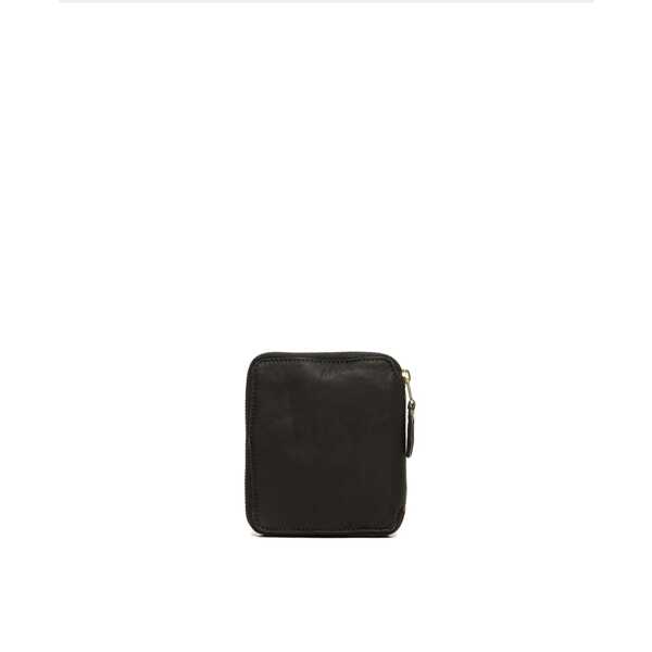 Portofele Comme des Garons Comme des Garons Washed Leather Wallet Black Femei (BM 16229952) 2