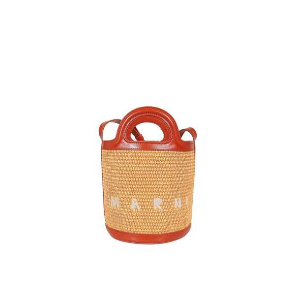 Genti de mana Marni Marni Tropicalia Bucket Bag Orange Femei (BM 16229973) 1