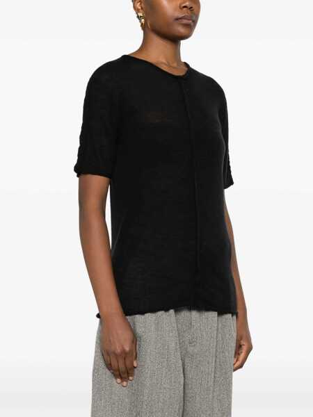 Tricouri UMA WANG Cashmere T-Shirt BLACK Femei (BM 16230192) 3