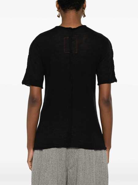 Tricouri UMA WANG Cashmere T-Shirt BLACK Femei (BM 16230192) 4