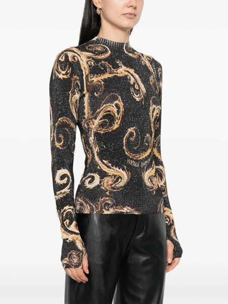 Tricouri Versace Jeans Couture Lurex Knit T-Shirt MULTICOLOUR Femei (BM 16230222) 3