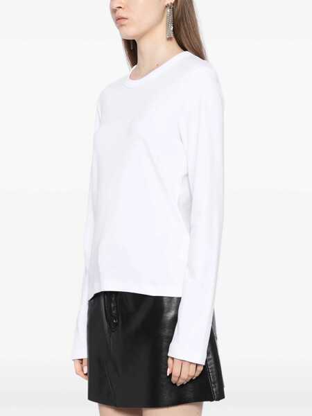 Tricouri HELMUT LANG T-Shirt With Logo WHITE Femei (BM 16230231) 3