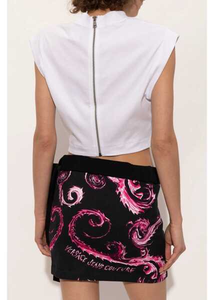 Bluze Versace Jeans Couture Tops With Logo WHITE Femei (BM 16230234) 4