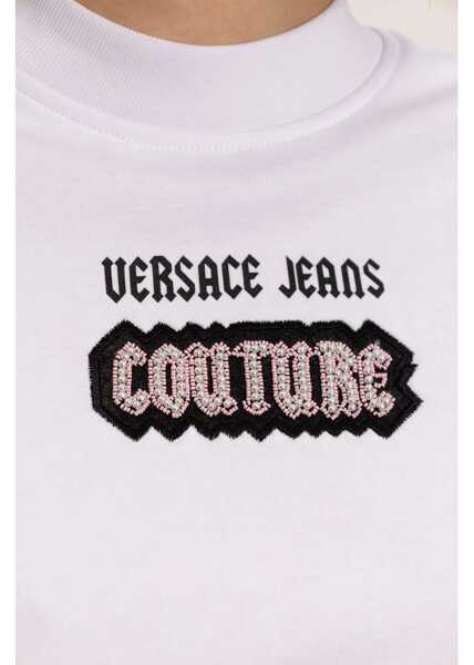Bluze Versace Jeans Couture Tops With Logo WHITE Femei (BM 16230234) 5