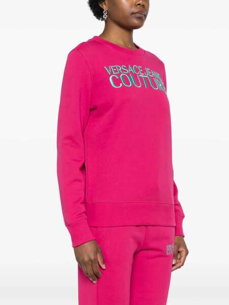 Bluze de trening Versace Jeans Couture Sweatshirt With Logo FUCHSIA Femei (BM 16230255) 3