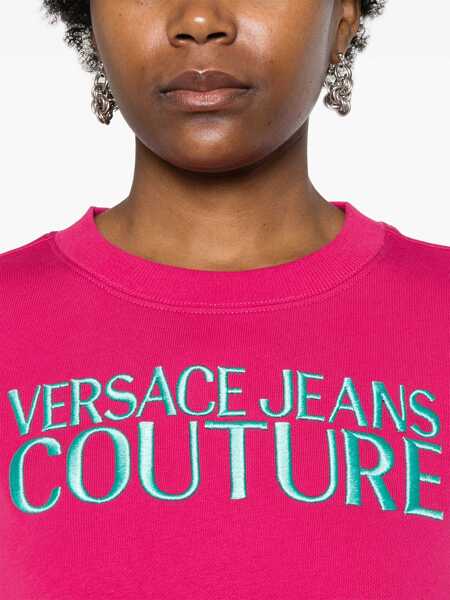 Bluze de trening Versace Jeans Couture Sweatshirt With Logo FUCHSIA Femei (BM 16230255) 5