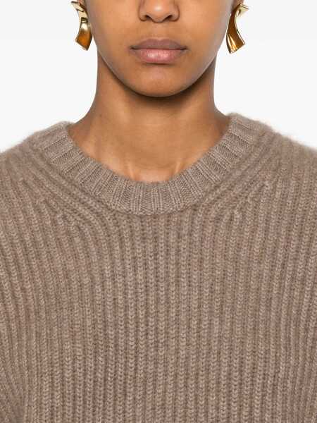 Pulovere casual Khaite Jersey Manuela BEIGE Femei (BM 16230279) 5