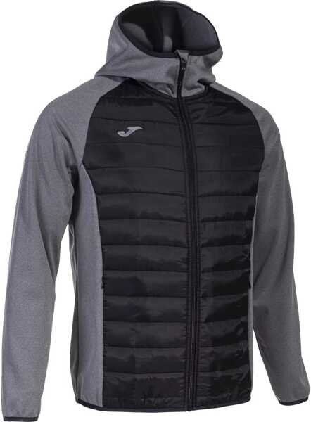 Bluze de trening Joma Berna III Softshell Hoodie Grey Barbati (BM 16230540) 2