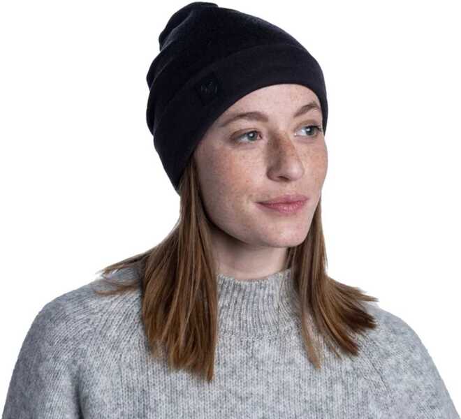 Caciuli Buff Merino Heavyweight Beanie Black Barbati (BM 16230546) 3