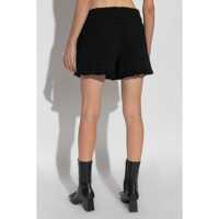 Imbracaminte Dama pagina 271 - Pantaloni casual Versace Versace Boucl Tweed Shorts Black Femei (BM 16231272) - B-mall.ro