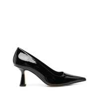 Pantofi cu toc Aeyde Zandra Patent Calf Leather Black Shoes Femei