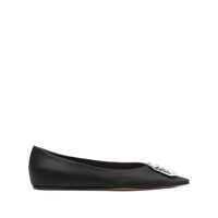 Balerini Amina Muaddi Camelia Flat Ballet Shoes Femei