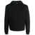RANDOM IDENTITIES Random Identities Constructed Shoulder Hoody Clothing 10000 BLACK