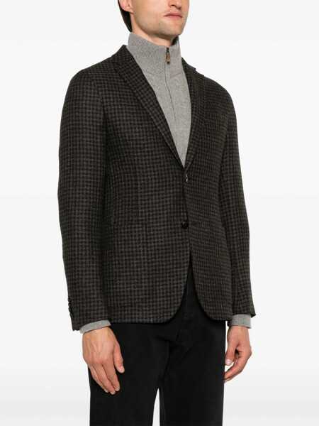 Geci ZEGNA Zegna Wool, Linen And Cashmere Jacket Clothing Black Barbati (BM 16243188) 3