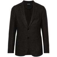Geci Zegna Wool, Linen And Cashmere Jacket Clothing Barbati