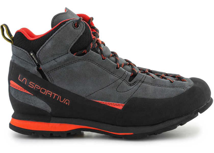 Incaltaminte trekking La Sportiva BOULDER X MID GTX CARBON FLAME Carbon Flame Grey/Red Barbati (BM 16245516) 6