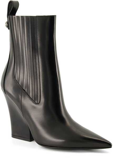 Incaltaminte Valentino Garavani Vlogo Lockette Booties BLACK Femei (BM 16245531) 2