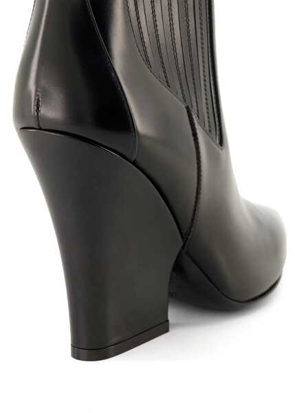 Incaltaminte Valentino Garavani Vlogo Lockette Booties BLACK Femei (BM 16245531) 4