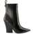 Valentino Garavani Vlogo Lockette Booties BLACK