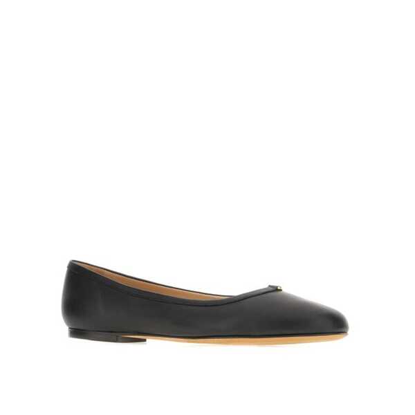 Pantofi fara toc Chloe Chlo Leather Ballerina Flats Black Femei (BM 16245603) 2