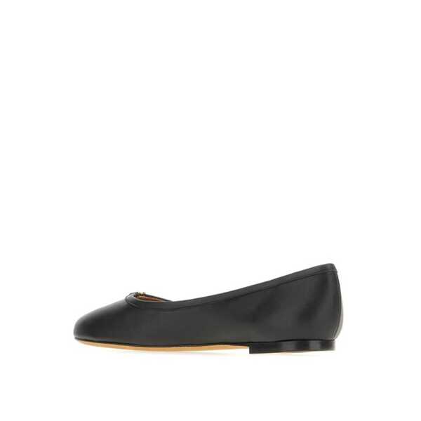 Pantofi fara toc Chloe Chlo Leather Ballerina Flats Black Femei (BM 16245603) 3