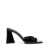 THE ATTICO The Attico Mini Devon 85 Leather Sandals Black