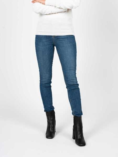 Pantaloni casual GUESS Skinny W1YA46D4GV2 Niebieski Barbati (BM 16245714) 3