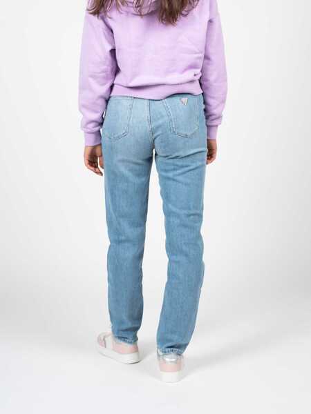 Pantaloni casual GUESS Mom Fit W2GA21D4MS1 Niebieski Barbati (BM 16245717) 6