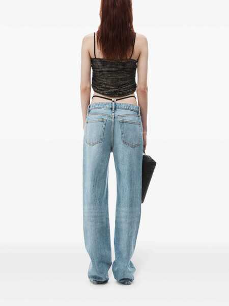 Blugi Alexander Wang Alexander Wang Prestyle Diamante Charm Jeans BLUE Femei (BM 16253004) 4