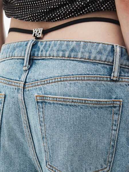 Blugi Alexander Wang Alexander Wang Prestyle Diamante Charm Jeans BLUE Femei (BM 16253004) 5