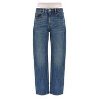 Blugi Alexander Wang 'Slit Hem Prestyle Hotfix Mesh Undie' Jeans Femei