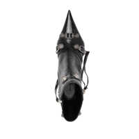 Bocanci Balenciaga Dama - Bocanci Balenciaga Balenciaga Le Cagole Leather Boots Black Femei (BM 16255257) - B-mall.ro