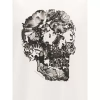 Tricouri Alexander McQueen pentru Barbati - Tricouri Alexander McQueen Alexander McQueen Printed T-Shirt WHITE Barbati (BM 16258344) - B-mall.ro