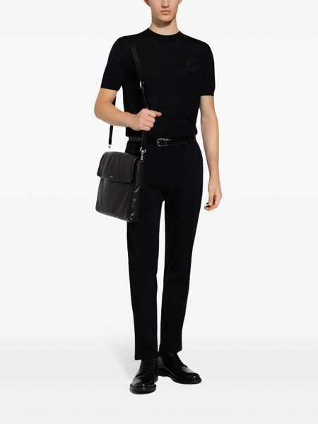 Genti Dolce & Gabbana Dolce & Gabbana Nappa Leather Bag Black Barbati (BM 16264779) 2