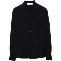 Camasi Marni Logo Embroidery Shirt Barbati