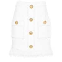 Fuste Balmain Balmain Button Tweed Skirt