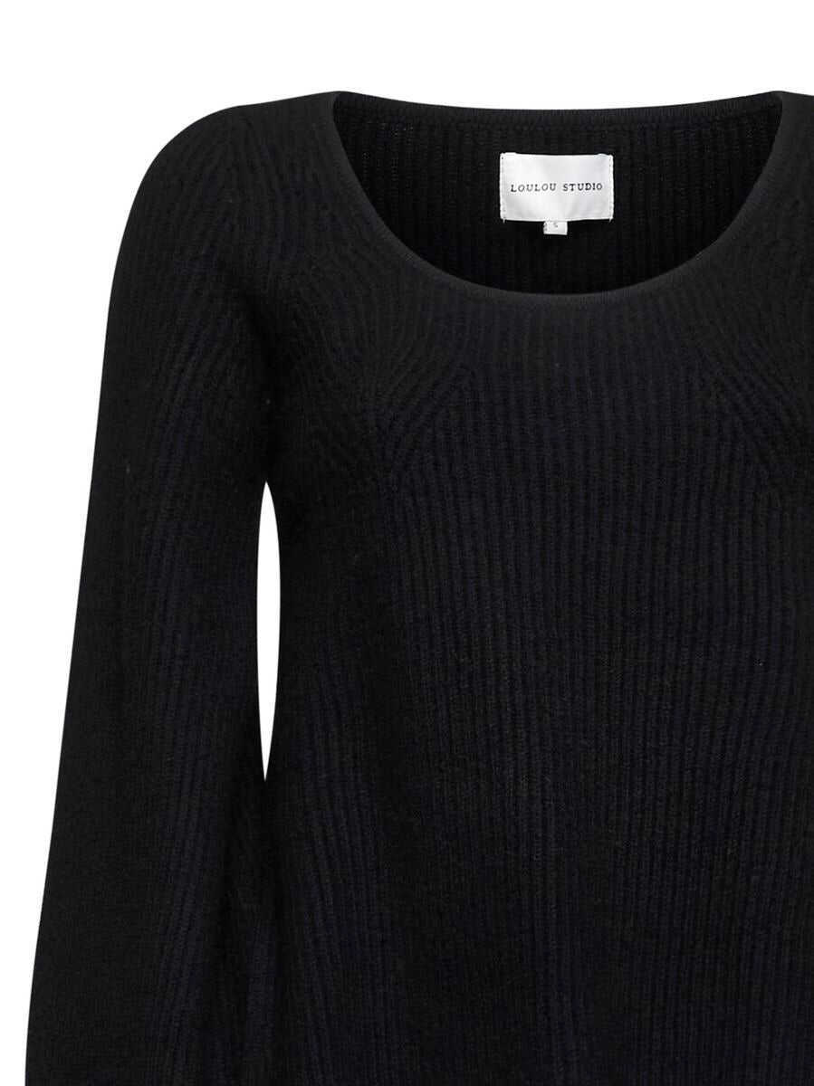 Pulovere LOULOU DE SAISON Loulou De Saison Hermus Sweater Black Femei (BM 16272405) 3