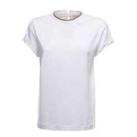 Tricouri Brunello Cucinelli Cotton T-Shirt Femei
