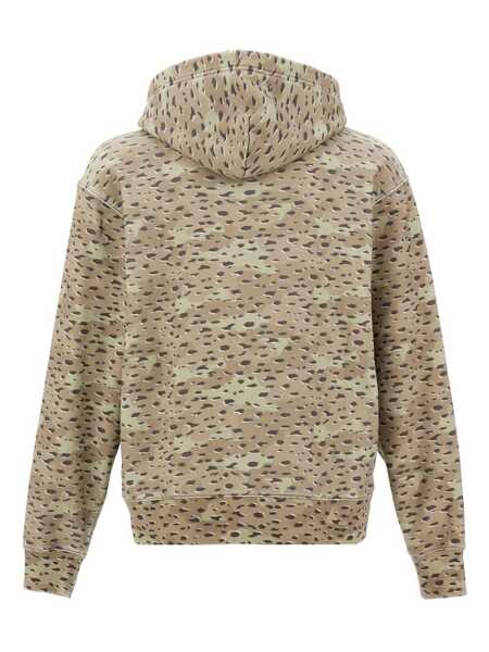 Pulovere Stampd Stampd Felpa Con Cappuccio Camo Leopard Beige Barbati (BM 16284726) 2