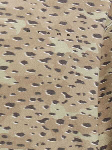 Pulovere Stampd Stampd Felpa Con Cappuccio Camo Leopard Beige Barbati (BM 16284726) 4