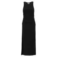 Rochii Ganni Logo Ribbed Dress Femei