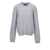 Prada Prada Wool Crew-Neck Sweater Blue