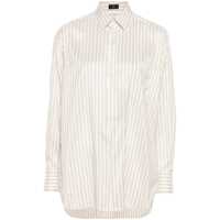 Camasi Etro Logo Embroidery Striped Shirt Femei